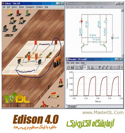 دانلود نرم افزار طراحی مدار الکترونیکی Edison 4.0 